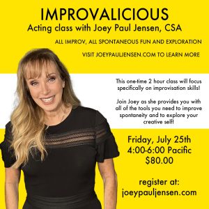 Improvalicious - Friday July 25th Virtual Class