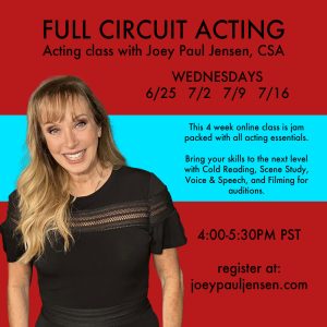 Full Circuit Acting Class -  4 weeks starting June 25th